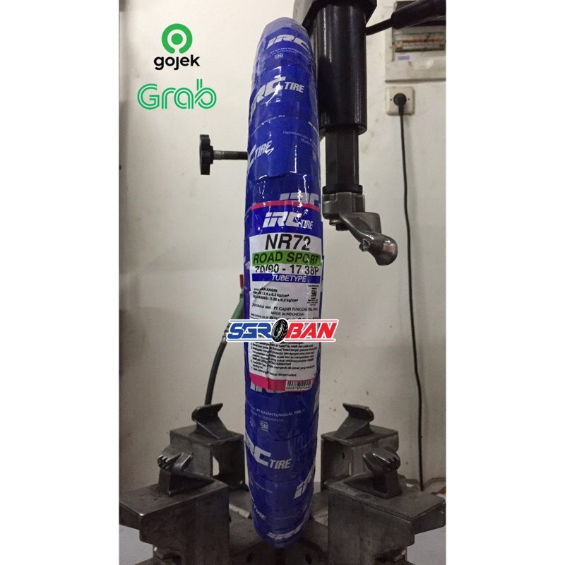 BAN IRC NR72 70/90-17 TUBETYPE BAN STANDAR BEBEK RING 17