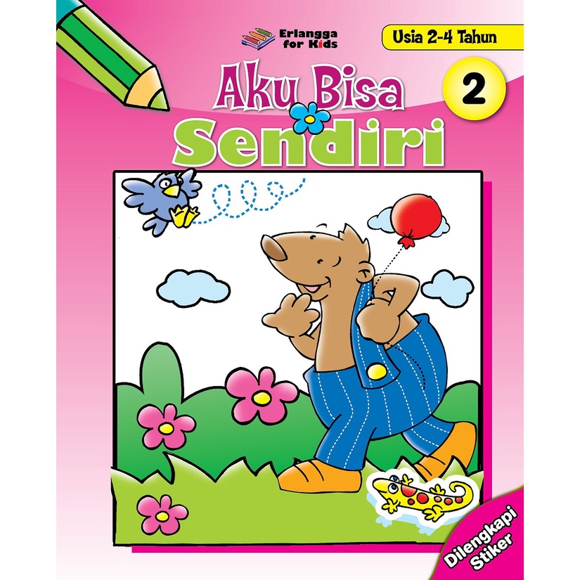 [Erlangga Official] Buku Aktivitas Anak: Aku Bisa Sendiri Tk Jilid 2