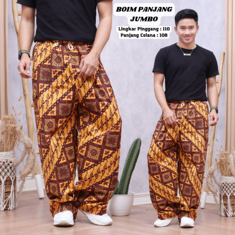 CELANA PANJANG BOIM BATIK KATUN ADEM NYAMAN SAKU SAMPING MURAH