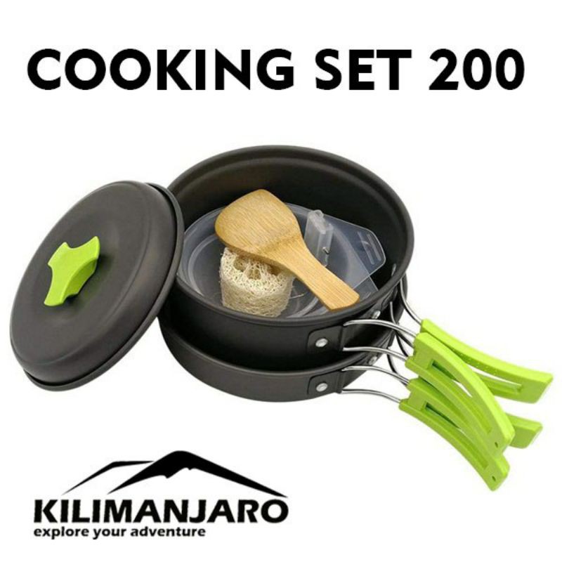 Nesting Cooking Set Outdoor DS 200 Camping Portable