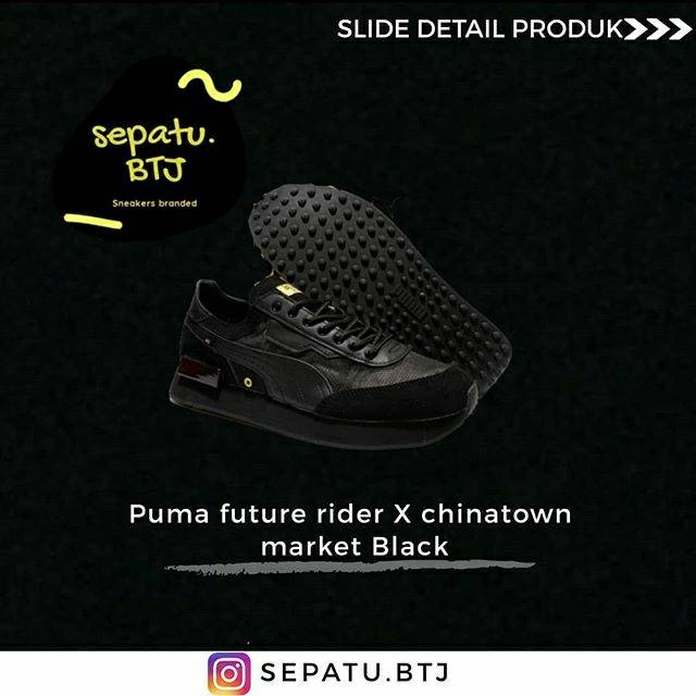 Sneakers murah Puma future rider X chinatown market Black