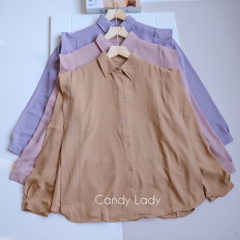 Breta Oversize Blouse / Kemeja polos