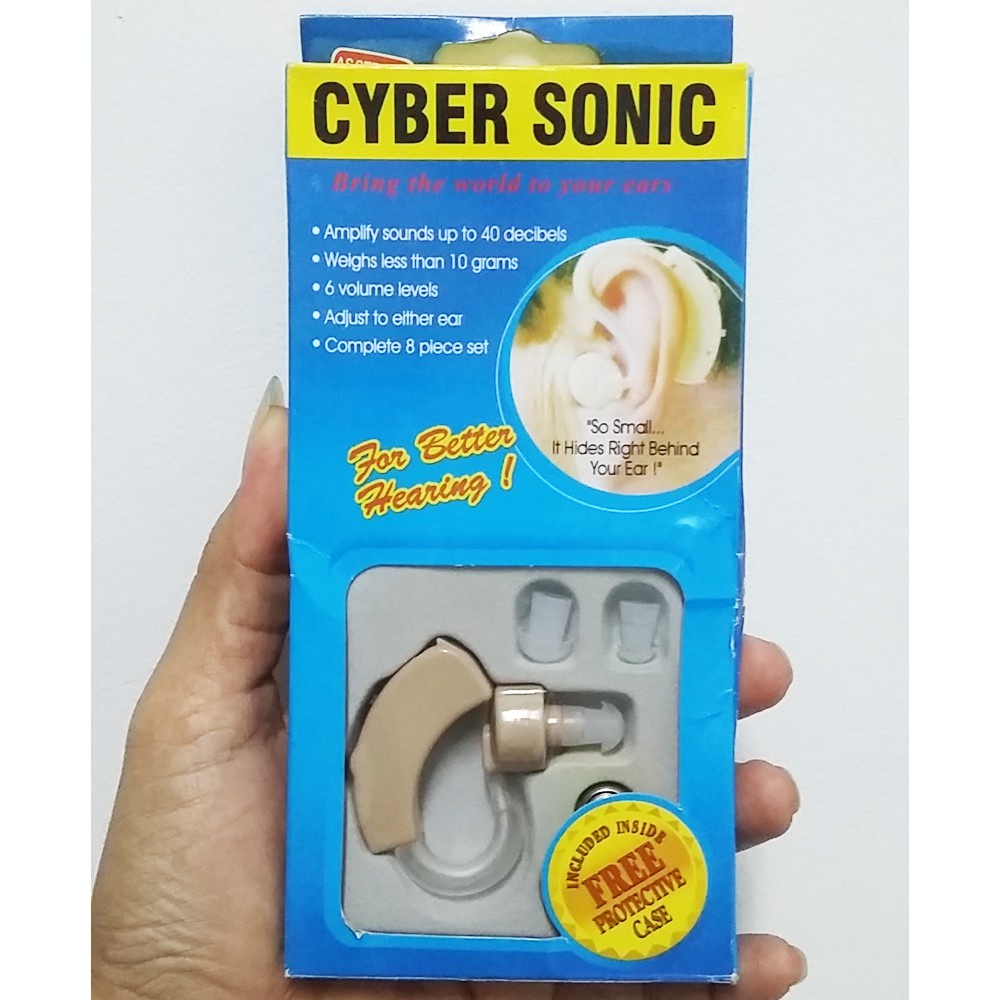 Alat bantu dengar hearing aid cyber sonic kesehatan telinga medis home