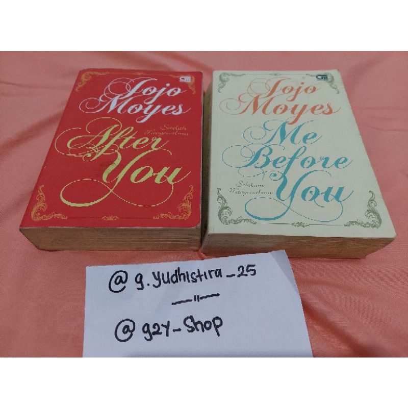 Preloved novel jojo moyes me before you & after you