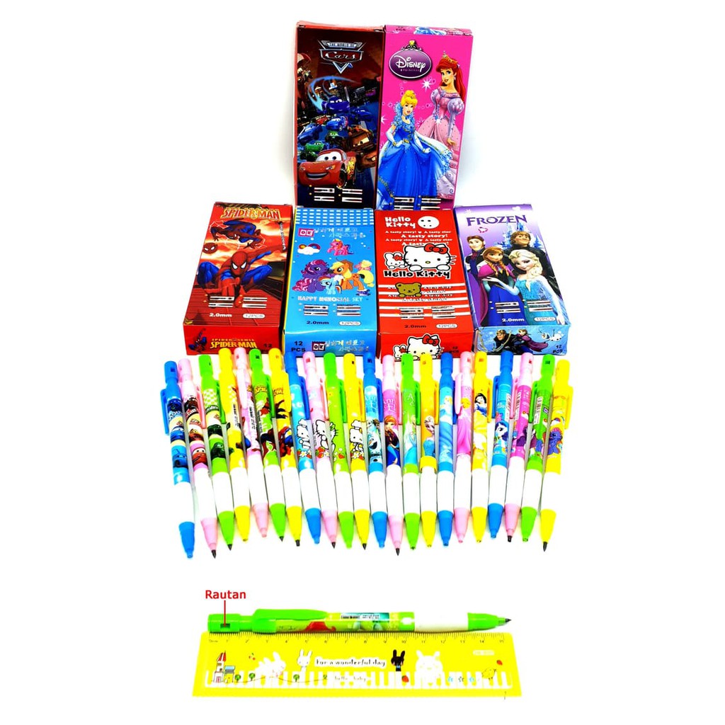 

DISKON BESAR Pensil mekanik 2.0 pensil tekan isi tebal