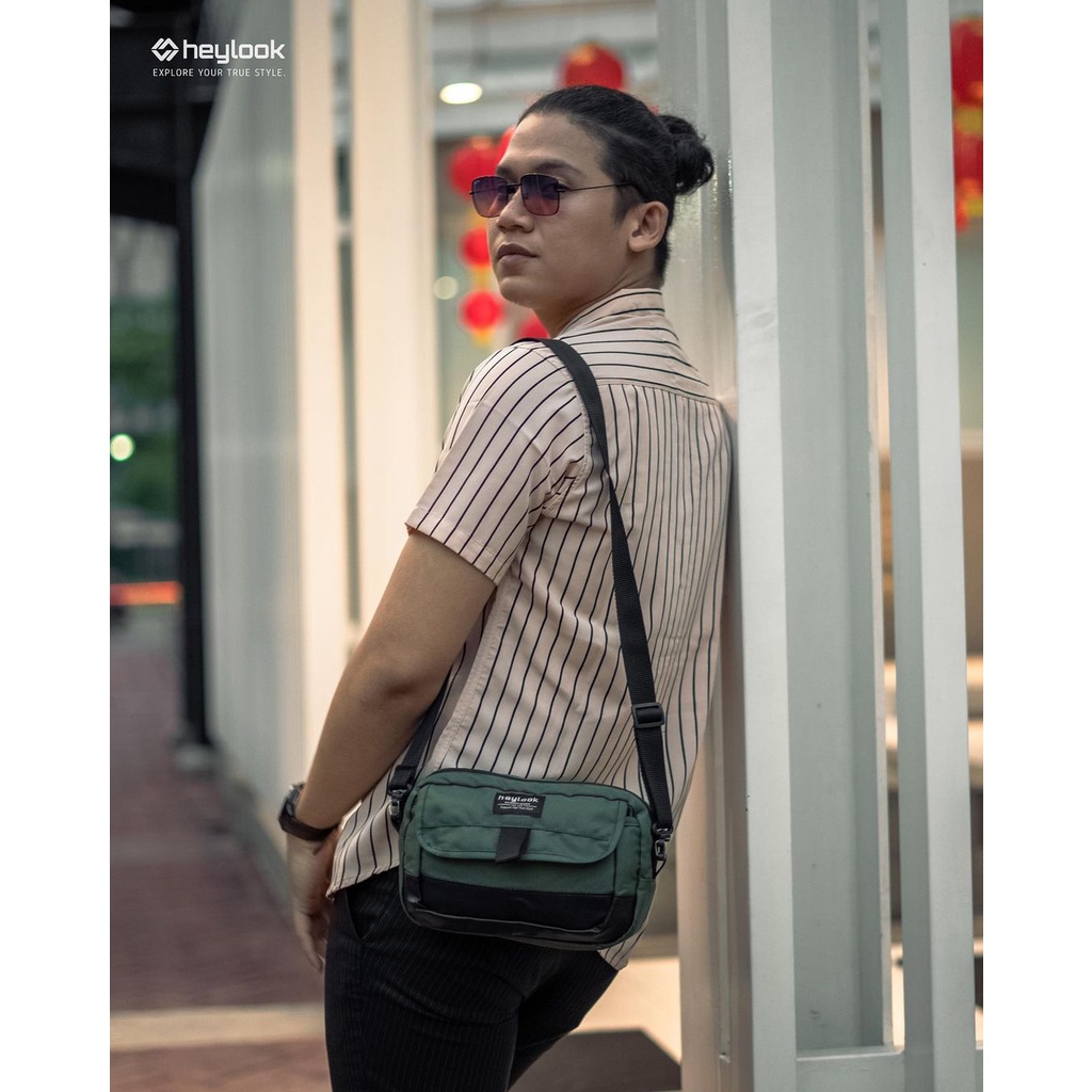 Tas Selempang Pouchbag Clutch Bag Heizt Handbag Tas Tangan Pria Cowok Multifungsi Organizer Sling Pouch Bag Tas Pria Wanita