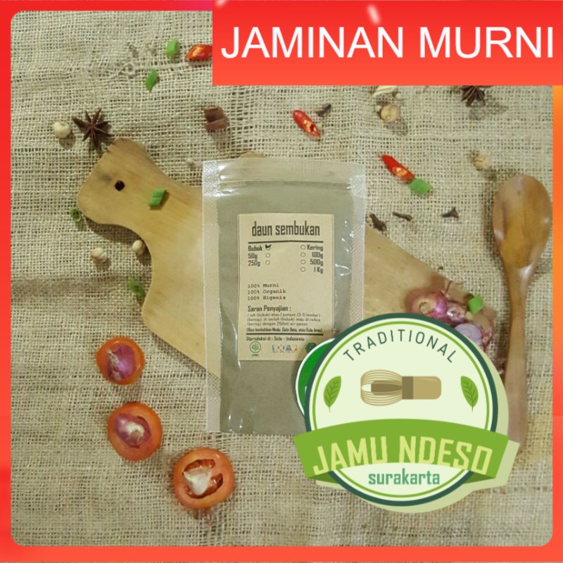 

DAUN SEMBUKAN BUBUK 250 GRAM - Paederia Foetida - MURNI - JSR - REMPAH