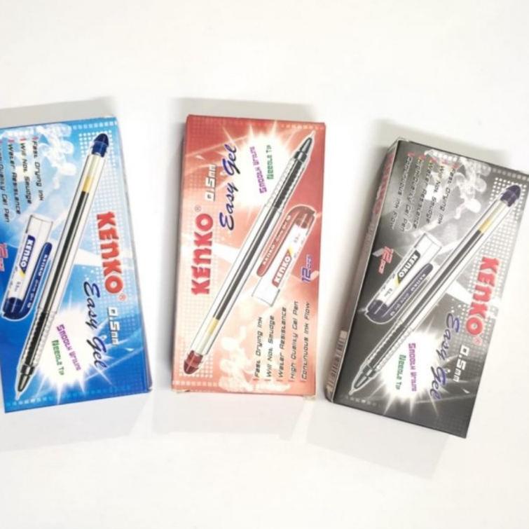 

♗ Pulpen gel kenko easy 0.5mm ( 12 pcs ) く