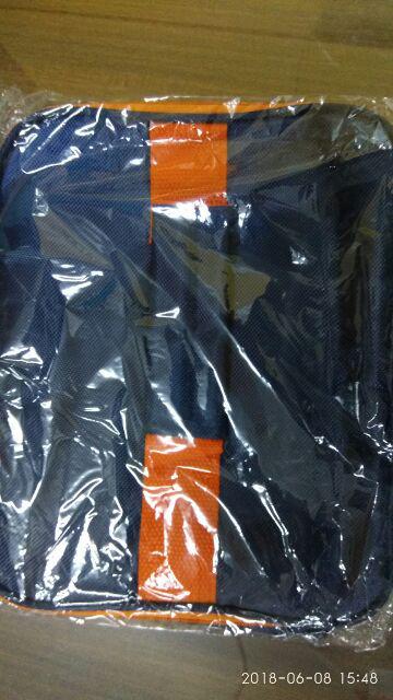 Tas Jaring Lunch Box / Bekal / Tempat Makan Aluminium Foil Premium