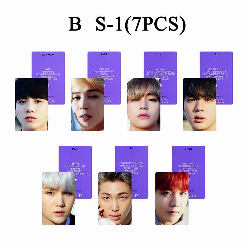 7pcs / set Kartu Pos Desain BTS DICON Untuk Koleksi