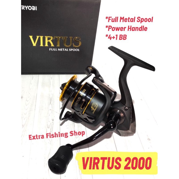 REEL RYOBI VIRTUS 2000 4+1BB POWER HANDLE ORIGINAL