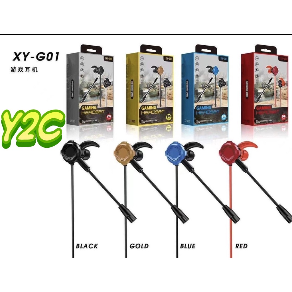 HANDSFREE GAMING GAME XY-G02 / EARPHONE HENSET HEADPHONE HANDFREE OPPO VIVO REALME XIAOMI JBL SAMSUN