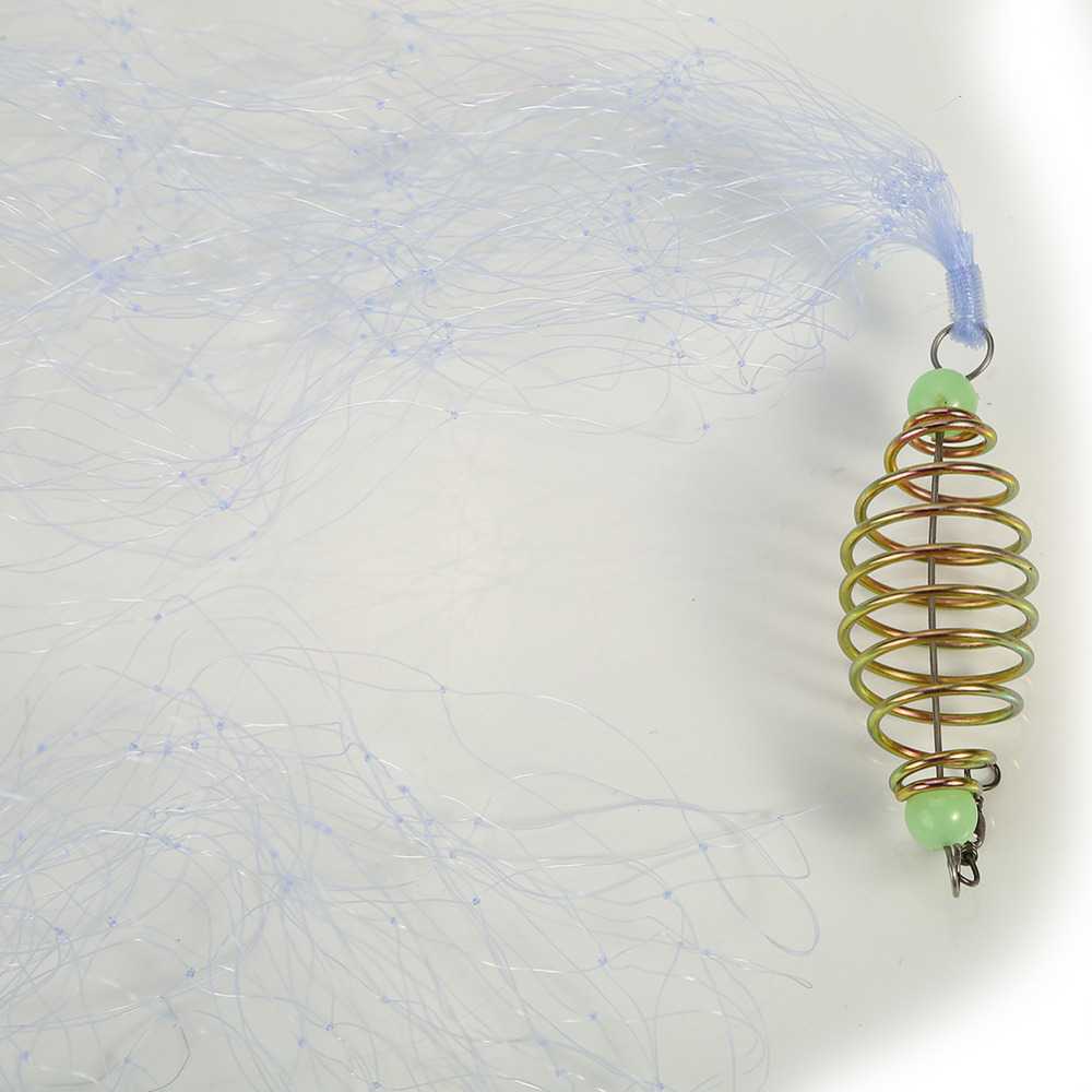 GIJ - MATABOMNET Umpan Pancing Jaring Ikan Size 10 + Luminous Beads