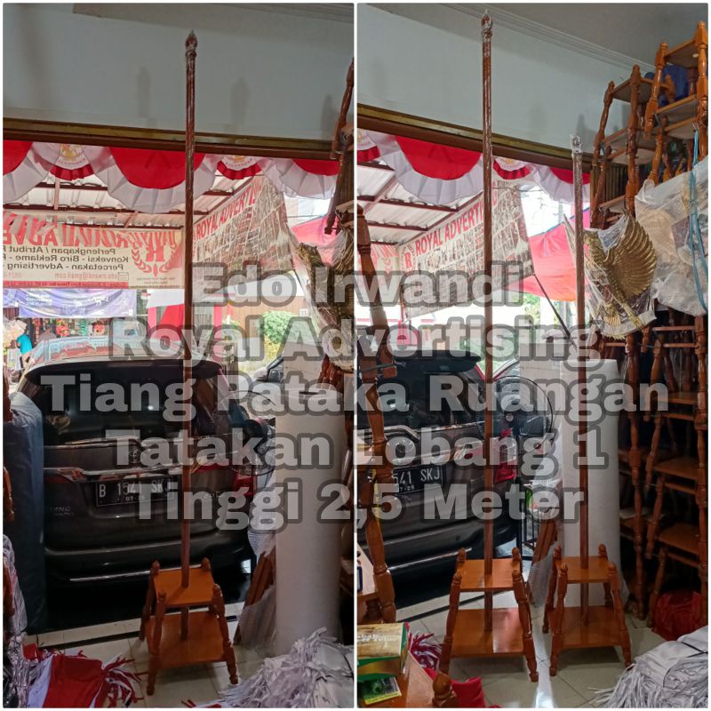 

Tiang Pataka atau Tiang Bendera Ruangan Lobang 1 Tinggi Tiang 2,5 Meter Ready Stock Berkualitas