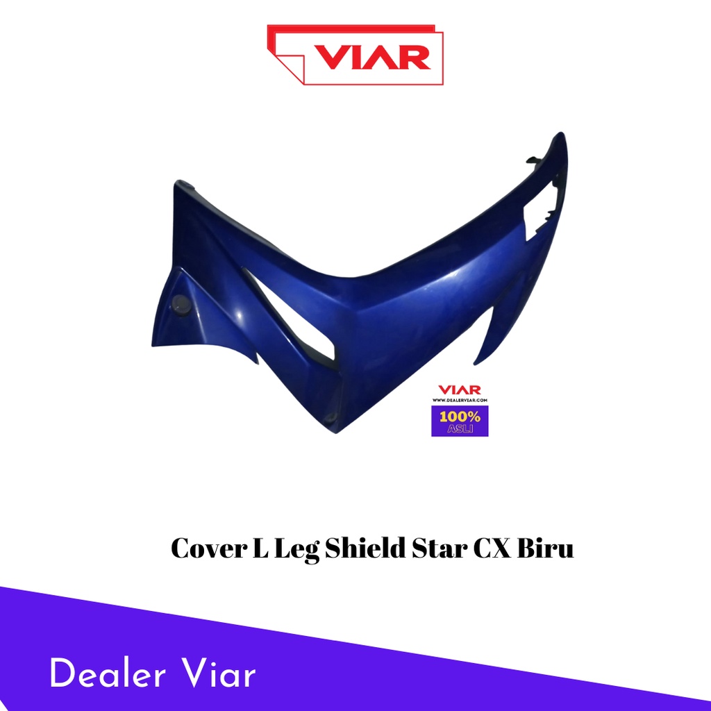 Spare Part Viar SAYAP KIRI BIRU FCX 29-2 Original (CX-COVER L LEG SHIED STAR CX BIRU)