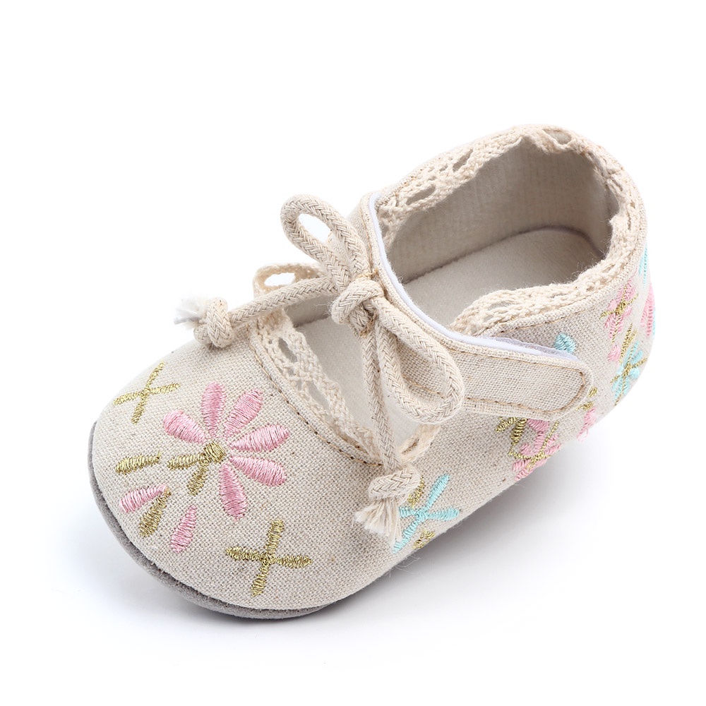 Sepatu Bayi Perempuan Cantik - Sepatu Prewalker Bayi 0-18 bulan S981