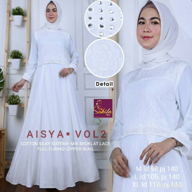 Promo... Gamis putih/150000