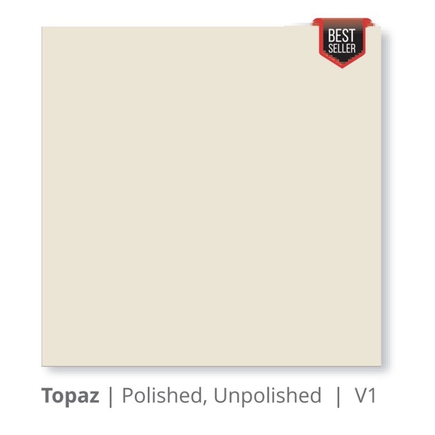 Indogress Homogeneous Tile / Keramik Granit Topaz Polished kw1 80x80