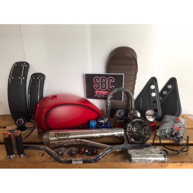 PAKET JAPSTYLE TANGKI POLOS THUNDER , SCORPIO , TIGER, DLL