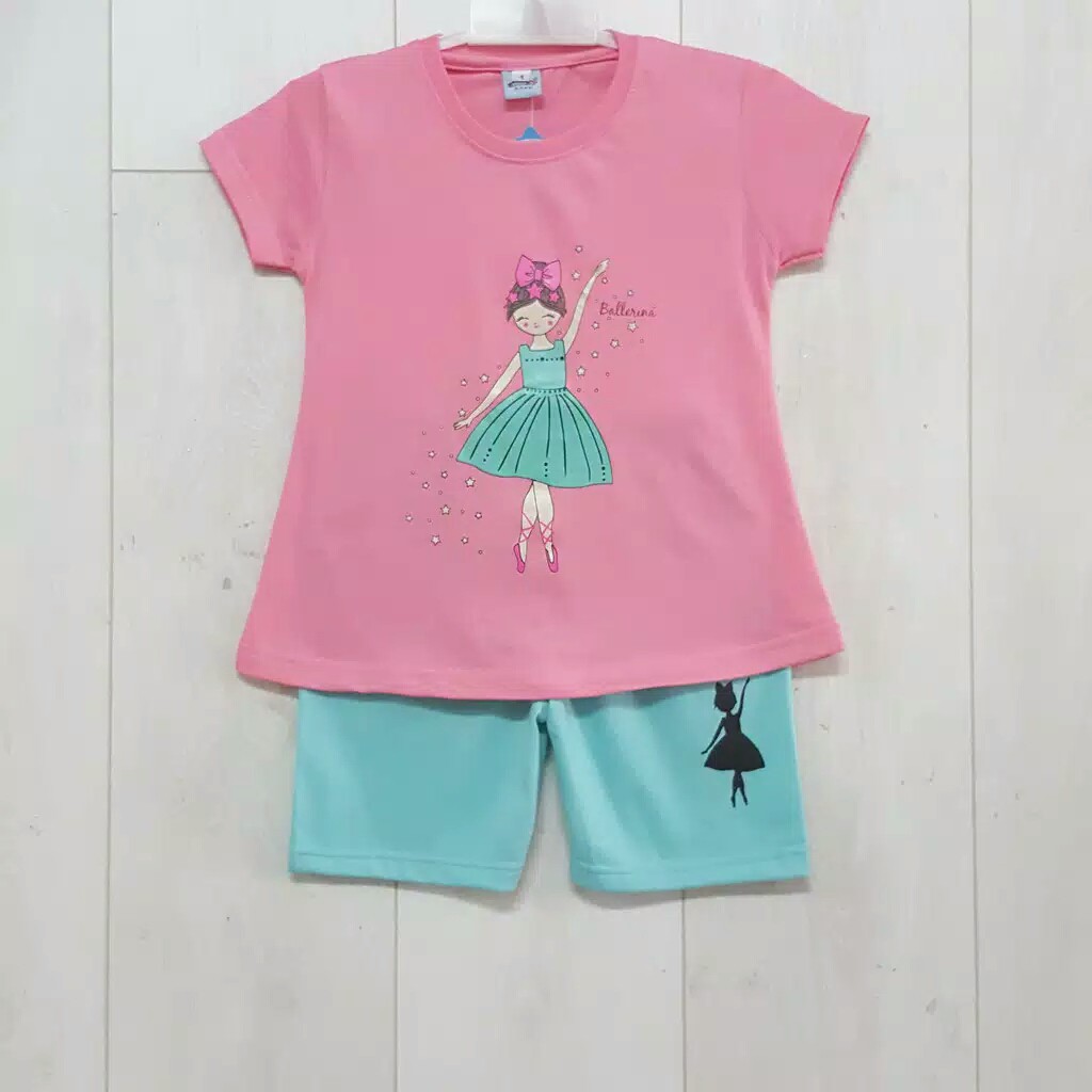 SETELAN ANAK EXIST STAR 4 - 6 TAHUN BAHAN KATUN COMBED 24S