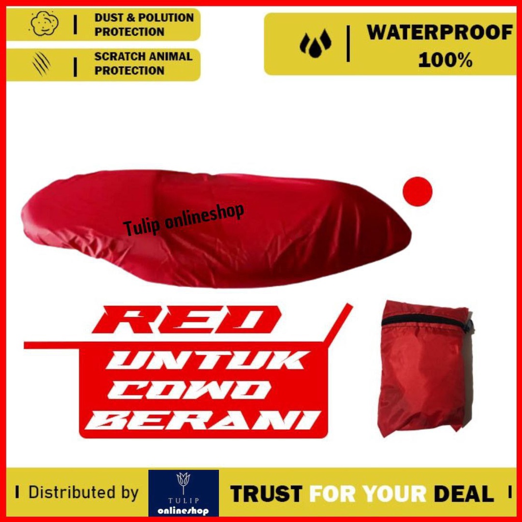 Sarung cover Jok Motor Murah NMAX PCX ADV LEXI ADV AEROX Vespa Beat Genio Cover Jok anti air Waterproof UNIVERSAL - COD Terlaris