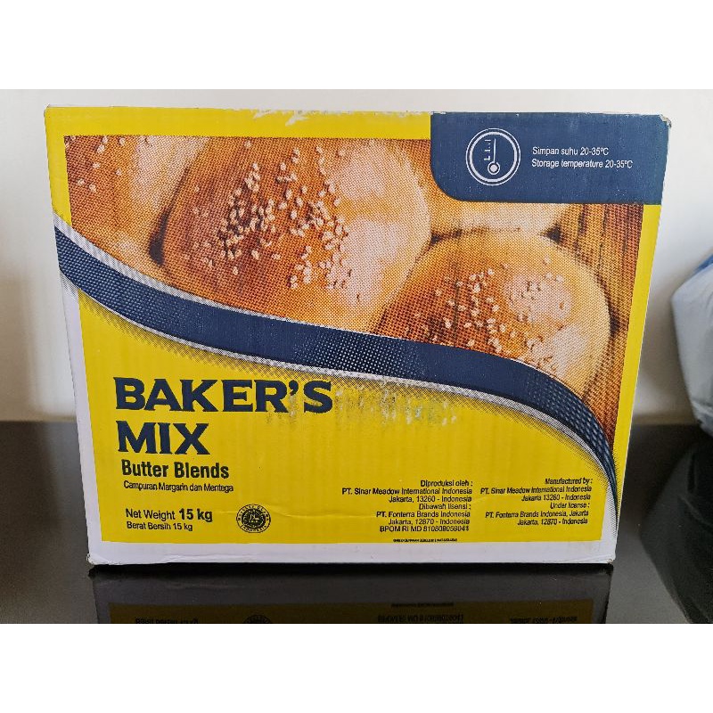 

Baker's Mix Butter blends campuran mentega dan margarin Repack 1 kg Anchor