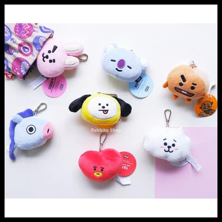 Keychain Plushie Bt21 / Gantungan Kunci Boneka Bt21 Bts