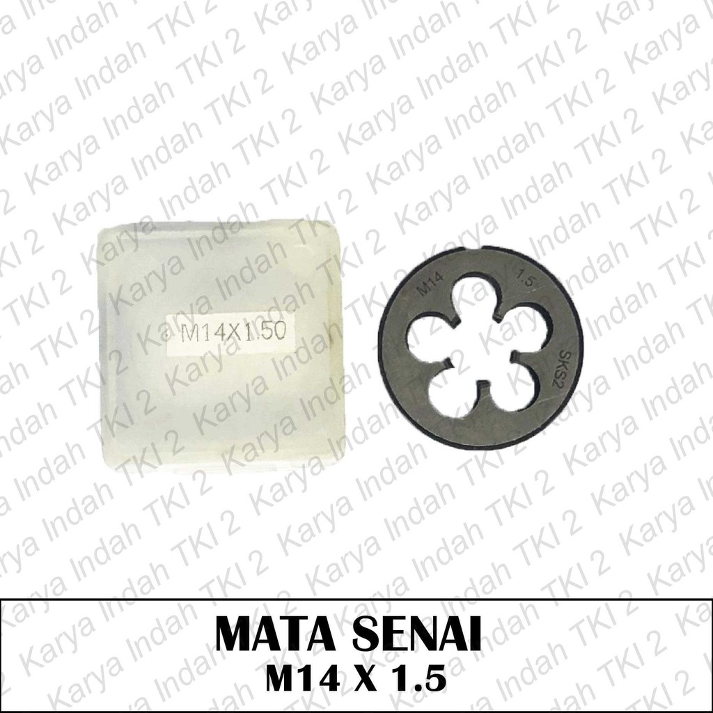 Mata Senai M14 x 1.5 Drat Luar Baut Mata Snei Snai Dies Head M14x1.5