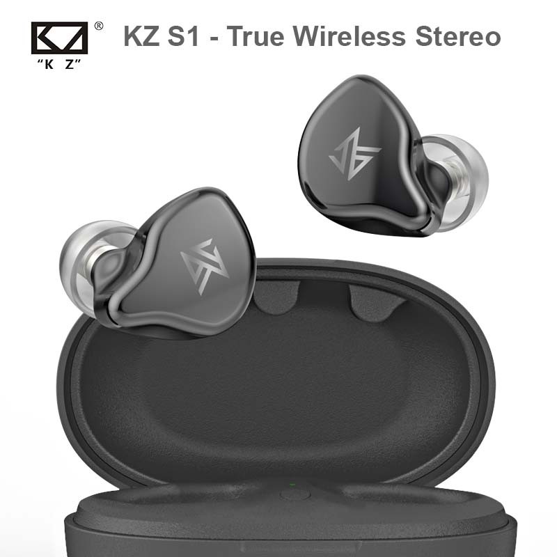 [Garansi Resmi]Knowledge Zenith KZ S1 TWS Hybrid Dual Driver with Gaming Mode