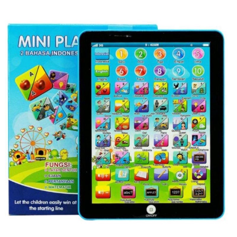 Mainan Anak Mini Play Pad / Tablet Portable / Mainan Edukasi ipad mini