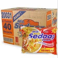 

NOODLES/MIE INSTANT SEDAP KUAH RASA AYAM BAWANG KEMASAN DUS ISI 40 PCS