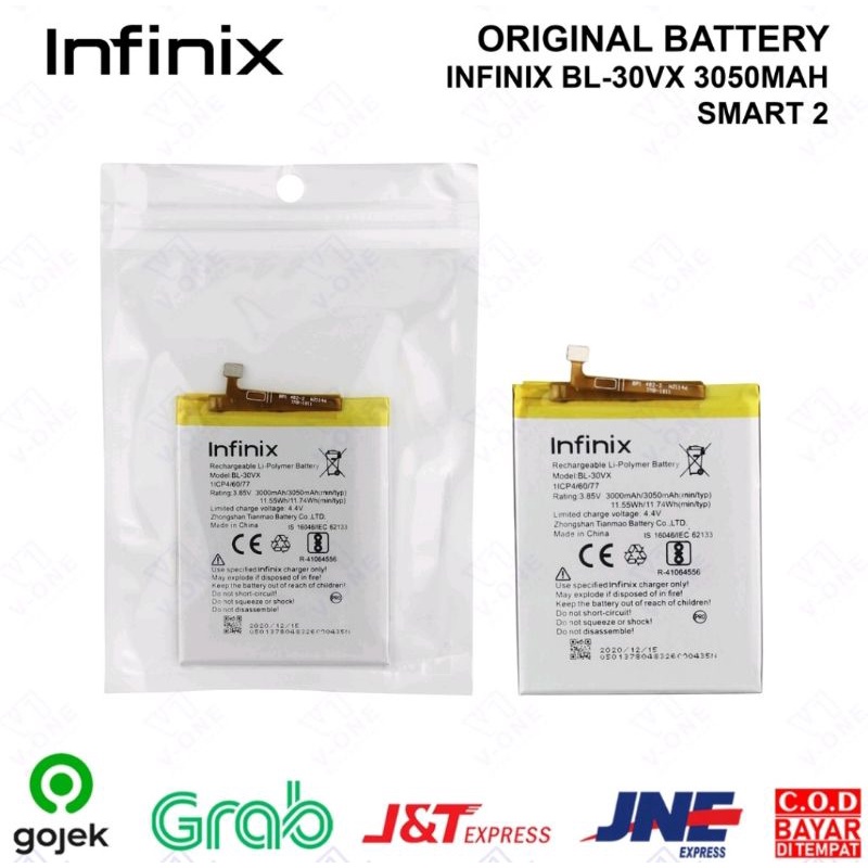 BATRE BATERAI INFINIX SMART 2 BL-30VX BL30VX ORIGINAL