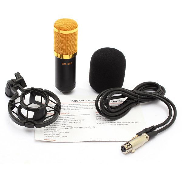 Professional Condenser Microphone BM800 full set