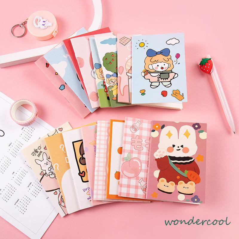 Buku Kecil yang Lucu Perlengkapan Kantor Notepad Alat Tulis Siswa Portable Mini Notebook Notepad-Won