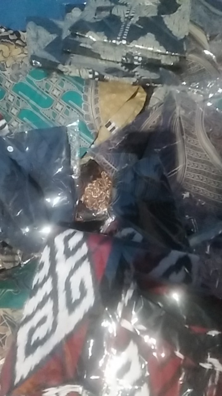 Batik Couple Motif Baru Atasan Kantor Seragam Batik Pria Wanita S M L Xl Xxxl Bluse Hem Tunik Batik