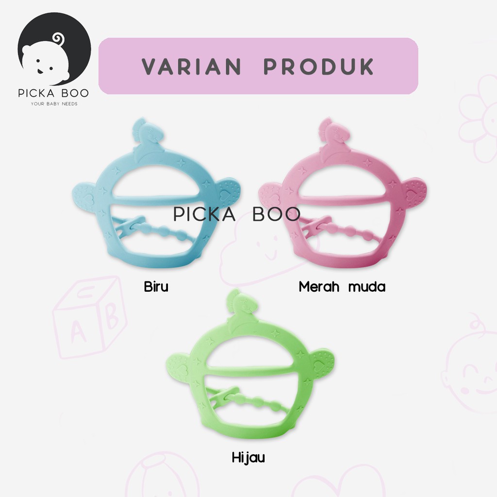 PICKA BOO Teether Gigitan Bayi Bentuk Gelang