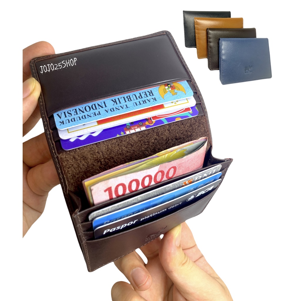 DOMPET KARTU / CARD HOLDER KULIT ASLI PRIA WANITA RHYM 23