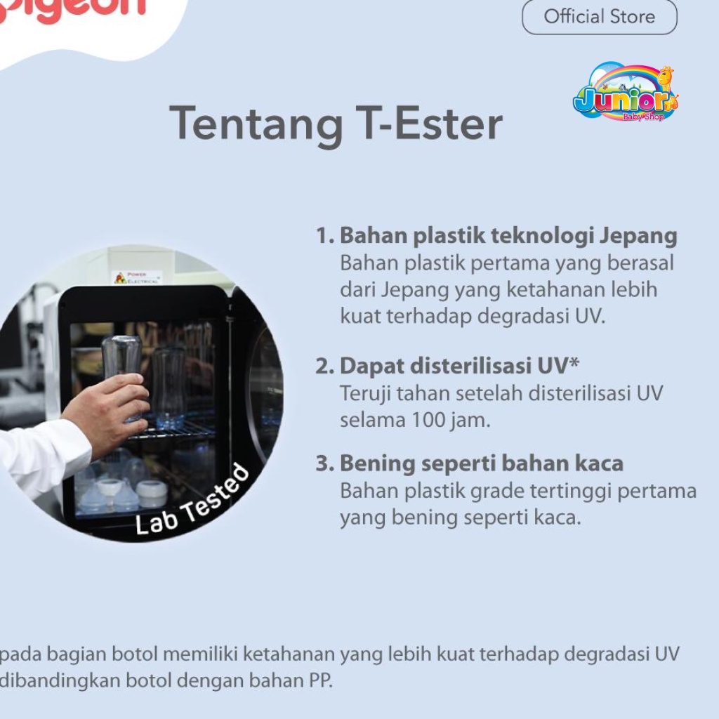 Pigeon Botol T - Ester Wide Neck 300ml