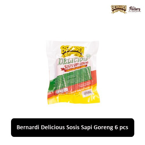 

Bernardi Delicious Sosis Sapi Goreng 6 Pcs