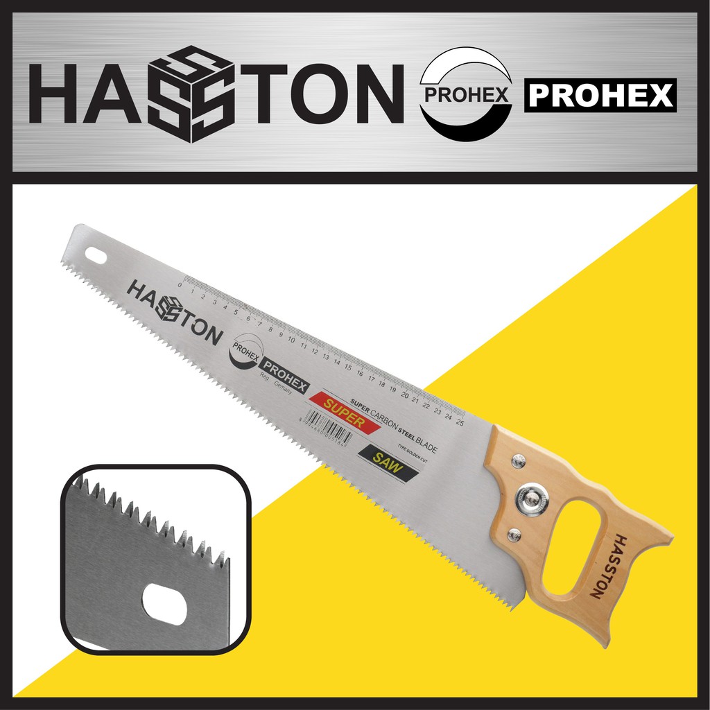 

HASSTON Gergaji 20'' Kayu Tangan (1260-120)