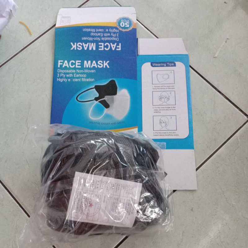Masker duckbill 3ply/ 4ply isi 50 oncare mouson alkindo dr itc