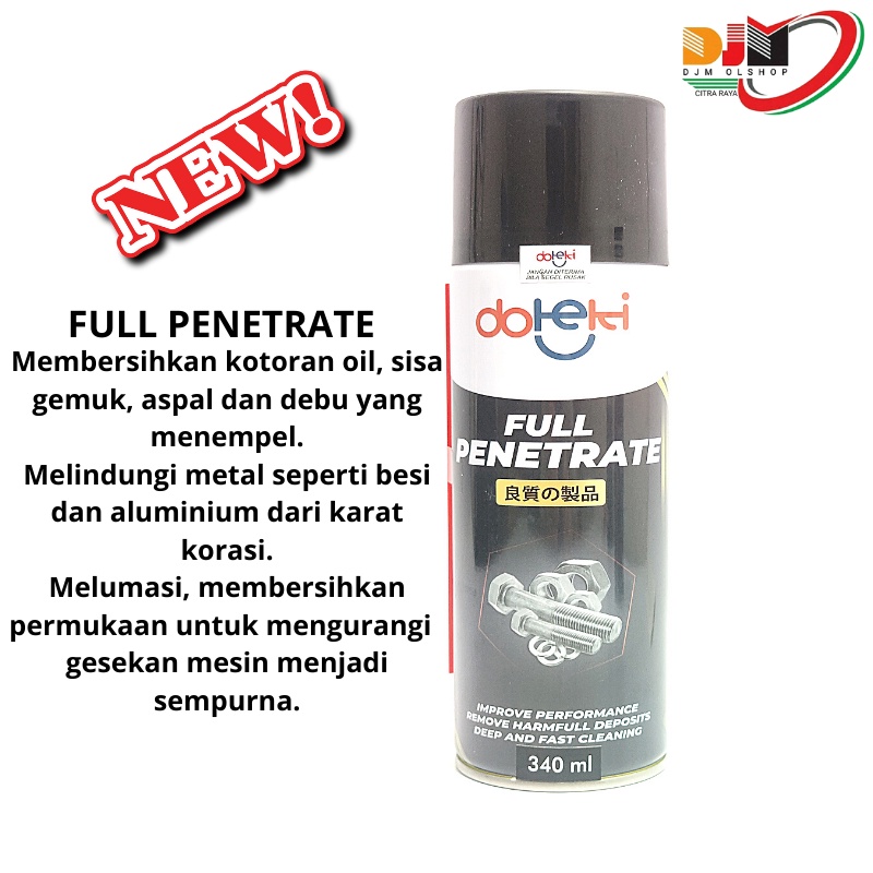 Doteki Pelumas Rantai  Carburator Creaner Full Penetrate