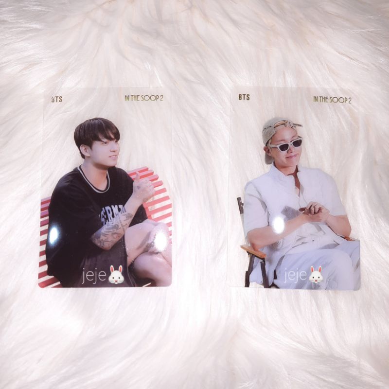 TRANSPARANT CLEAR PC ITS 2 BTS JUNGKOOK JHOPE IN THE SOOP