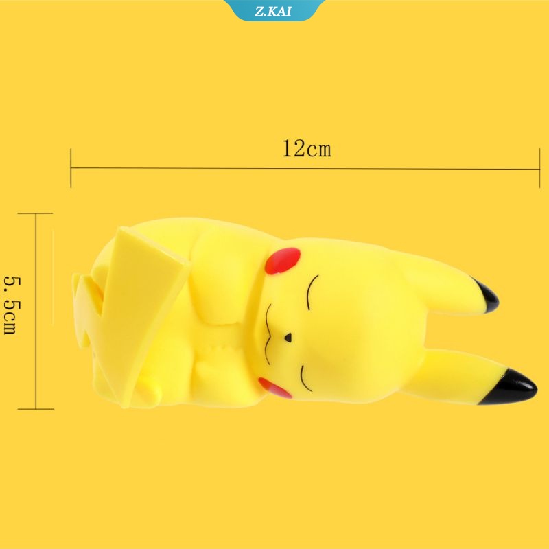 Lampu Tidur LED Bentuk Pokemon Pikachu Untuk Dekorasi Kamar Anak