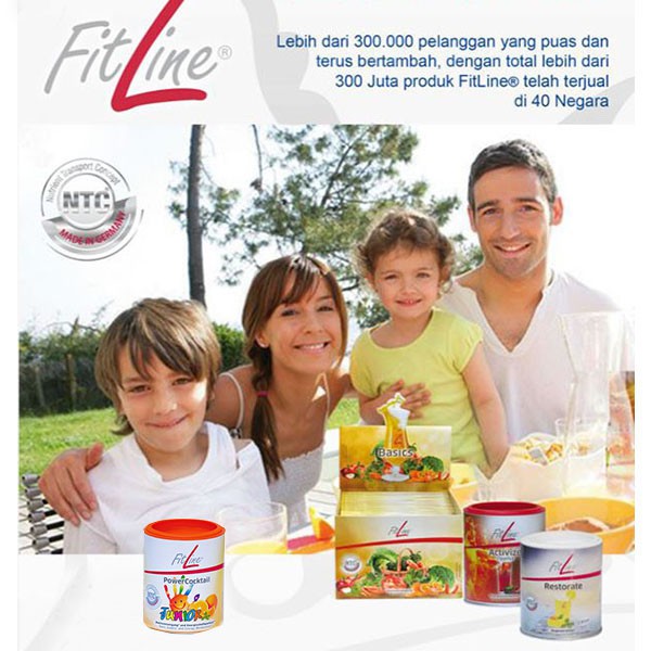 Paket Fitline Optimal Set + Fitline Cocktail Junior Nutrisi utk Keluarga - Germany