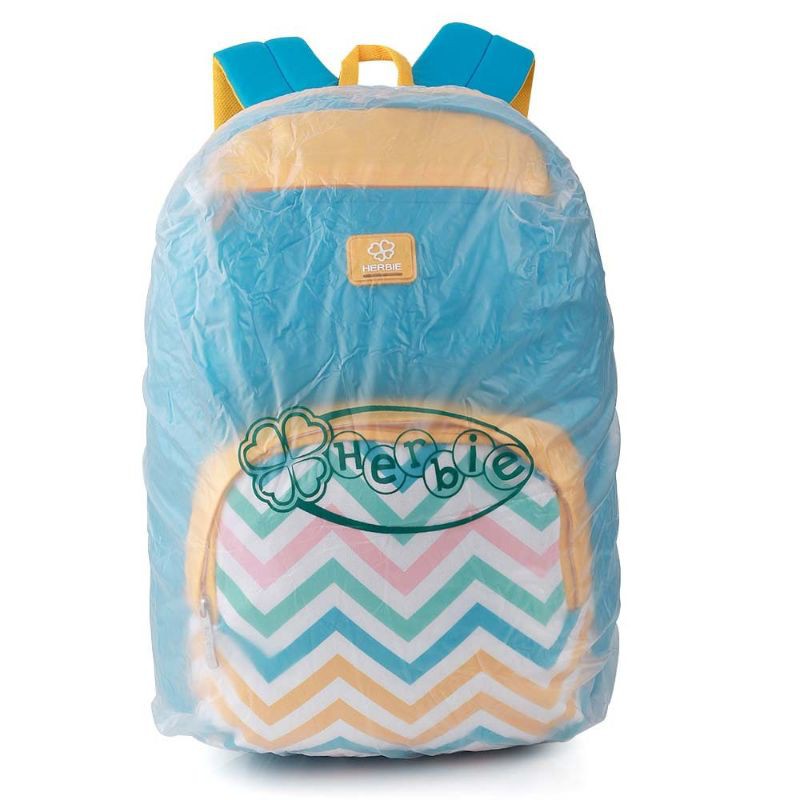 Herbie - Tas Backpack Wanita Terbaru Biru Tosca | Tas Ransel Punggung Cantik Original | Tas Gendong Perempuan | Tas Sekolah Kuliah Kerja Premium Bahan Cordura