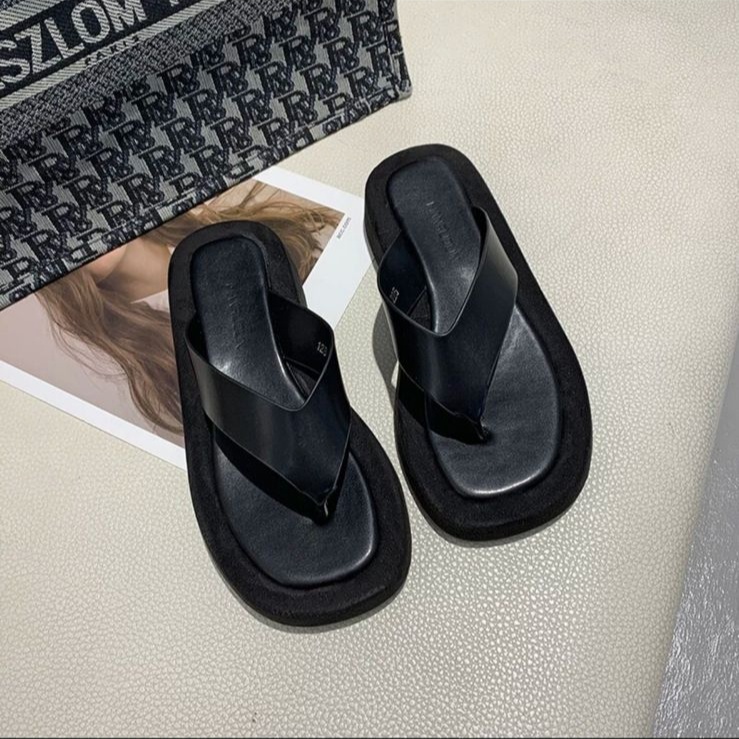 SANDAL WANITA WEDGES Bottom Flip Flop Women