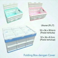 CONTAINER BOX LIPAT CLUB | FOLDING BOX 700 DENGAN TUTUP