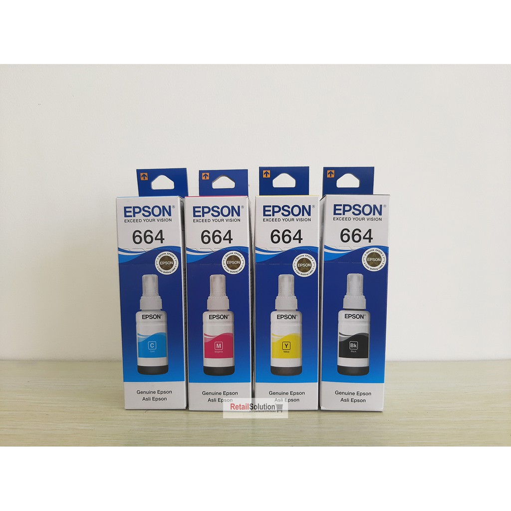 EPSON 664 CMYK Set Ink Bottle 70ml Original