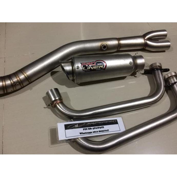 Knalpot Proliner TR1 Ninja 250 fi / Z250 Fullsystem